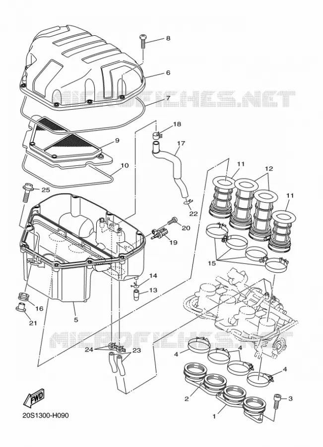 ADMISSION Yamaha MOTO 600 2009 XJ6  XJ6S DIVERSION