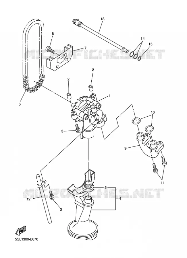 POMPE A HUILE Yamaha MOTO 600 2009 XJ6  XJ6SA DIVERSION