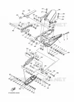 BRAS OSCILLANT / AMORTISSEUR pour Yamaha MT01 de 2009