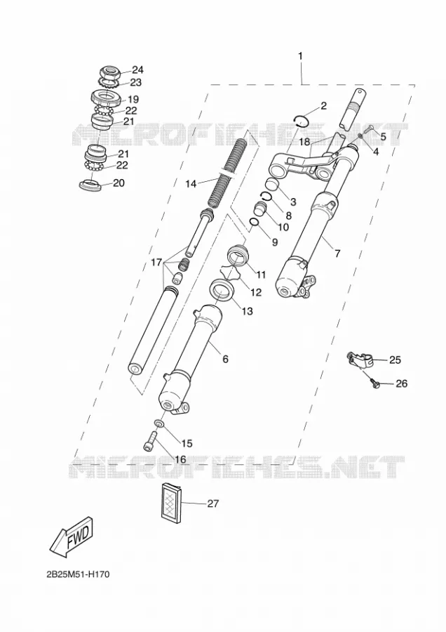 FOURCHE Yamaha SCOOTER 50 2009 ROCKET  CW50RSP POWER ROCKET