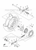 ROUE ARRIERE pour Yamaha XJ6N de 2009