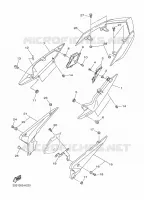 COUVERCLE LATERAL pour Yamaha XJ6N de 2009