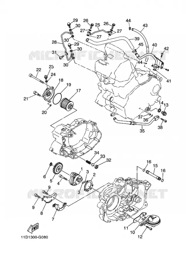 POMPE A HUILE Yamaha MOTO 660 2009 XTZ TENERE  XT660Z TENERE
