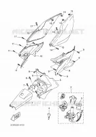 COUVERCLE LATERAL pour Yamaha YQ50 de 2009