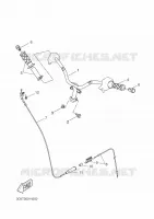 GUIDON ET CABLES pour Yamaha YQ50 de 2009