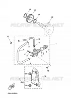 POMPE A HUILE pour Yamaha YQ50 de 2009