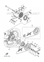 ROUE ARRIERE pour Yamaha CRYPTON 135 X de 2009