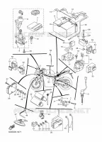 PARTIE ELECTRIQUE 2 pour Yamaha FZ1 FAZER ABS de 2010