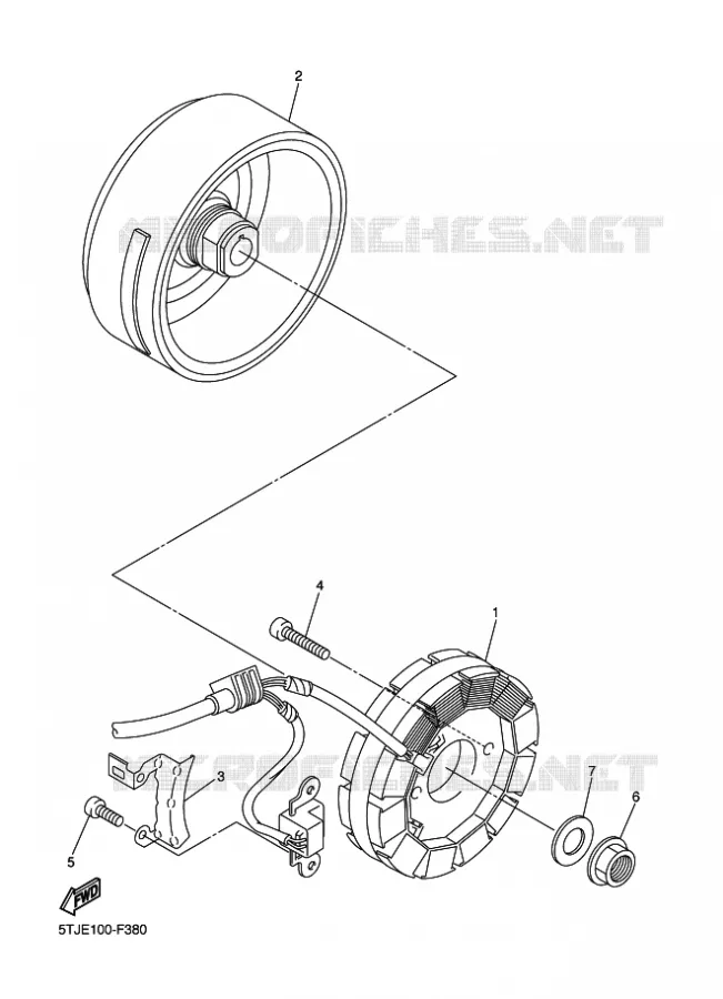 ALLUMAGE Yamaha MOTO 450 2010 WRF  WR450F