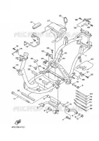 CADRE pour Yamaha CYGNUS X de 2010