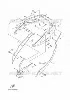 COUVERCLE LATERAL pour Yamaha CYGNUS X de 2010