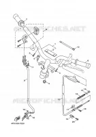 GUIDON ET CABLES pour Yamaha CYGNUS X de 2010