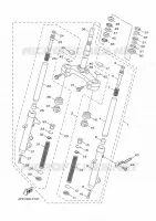 FOURCHE pour Yamaha CYGNUS X de 2010