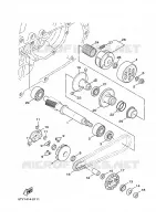 EMBRAYAGE DE DEMARREUR pour Yamaha CYGNUS X de 2010