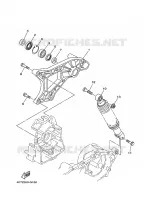 BRAS OSCILLANT / AMORTISSEUR pour Yamaha XC125E de 2010