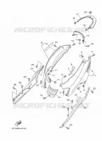 COUVERCLE LATERAL pour Yamaha XC125E de 2010
