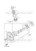 POMPE A HUILE pour Yamaha XC125E de 2010