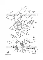 SUPPORT / REPOSE PIEDS pour Yamaha XC125E de 2010