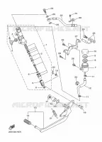 MAITRE CYLINDRE DE FREIN ARRIERE pour Yamaha DIVERSION 600 F de 2010