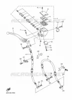 MAITRE CYLINDRE DE FREIN AVANT pour Yamaha DIVERSION 600 F de 2010