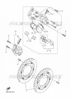 ETRIER DE FREIN AVANT pour Yamaha XJ6 DIVERSION F ABS de 2010