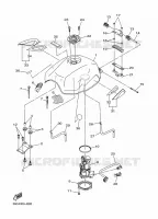 RESERVOIR A ESSENCE pour Yamaha XJ6 DIVERSION F ABS de 2010