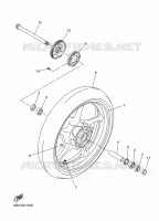ROUE AVANT pour Yamaha XJ6 DIVERSION F ABS de 2010