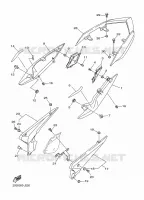 COUVERCLE LATERAL pour Yamaha XJ6 DIVERSION F ABS de 2010
