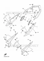 COUVERCLE LATERAL pour Yamaha XJ6 DIVERSION de 2010