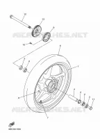 ROUE AVANT pour Yamaha XJ6 DIVERSION ABS de 2010