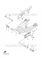 BRAS OSCILLANT / AMORTISSEUR pour Yamaha XJR 1300 de 2010