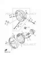 PHARE  pour Yamaha XJR 1300 de 2010