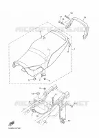 SELLE pour Yamaha XJR 1300 de 2010