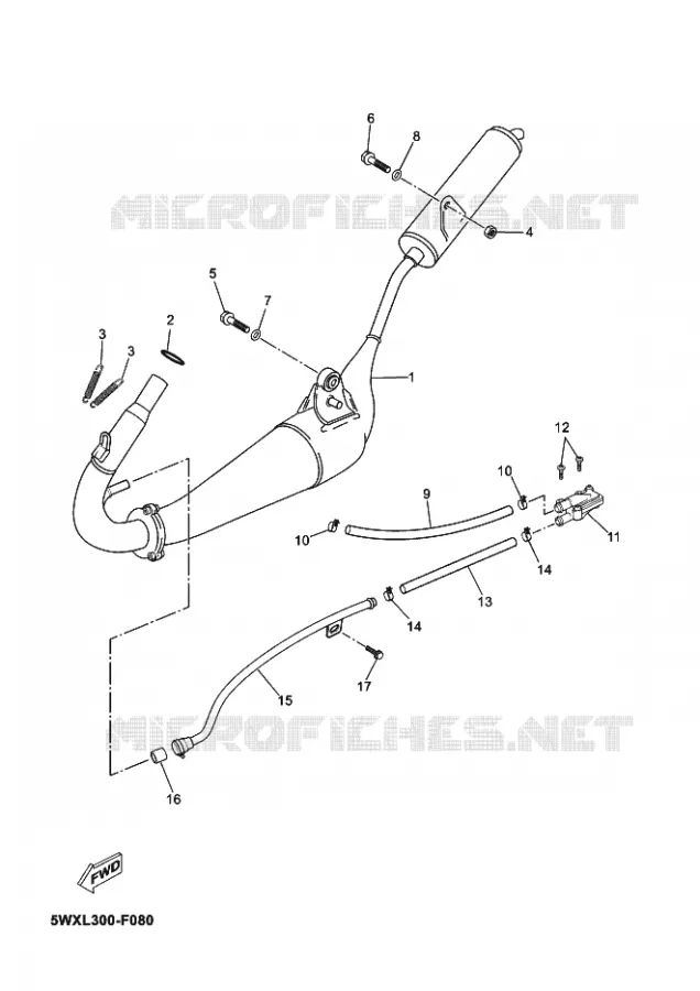 ECHAPPEMENT Yamaha MOTO 50 2010 XPOWER  TZR50 X-POWER