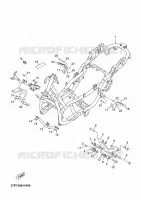 CADRE pour Yamaha YP250R de 2010