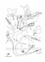 GUIDON ET CABLES pour Yamaha MAJESTY 400 de 2010
