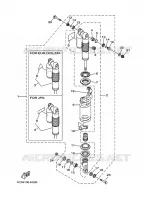 AMORTISSEUR ARRIERE pour Yamaha YZ 125 de 2010
