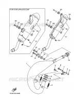 ECHAPPEMENT pour Yamaha YZ 125 de 2010
