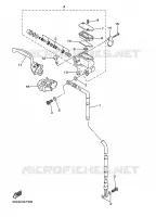 MAITRE CYLINDRE DE FREIN AVANT pour Yamaha YZ 125 de 2010