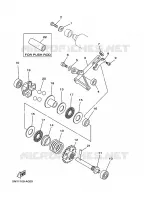 VALVE D'ECHAPPEMENT pour Yamaha YZ 125 de 2010