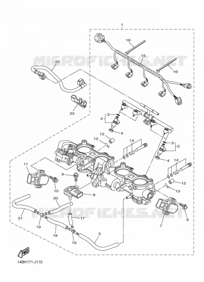 ADMISSION 2 Yamaha MOTO 1000 2010 R1  YZF-R1