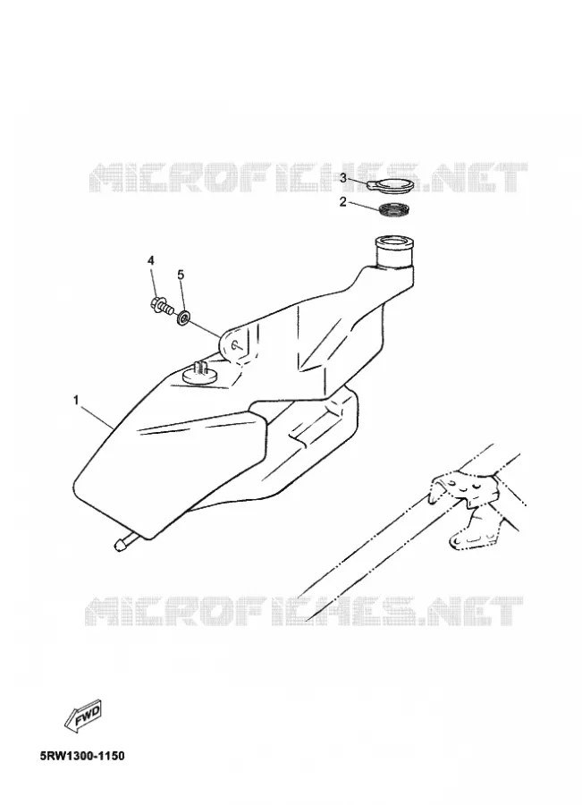 RESERVOIR D'HUILE Yamaha SCOOTER 50 2011 MACH  CS50Z MACH G LIQUIDE