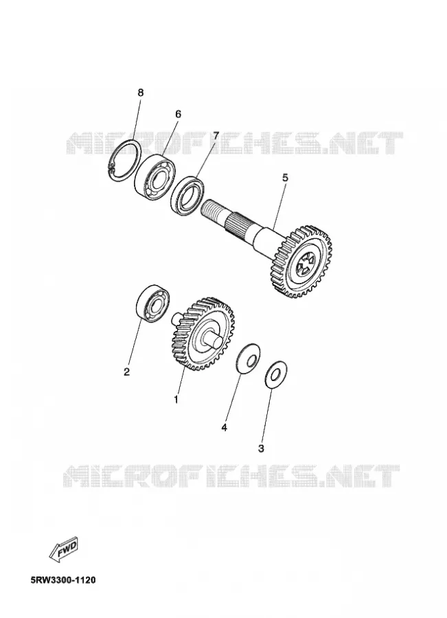 TRANSMISSION Yamaha SCOOTER 50 2011 MACH  CS50Z MACH G LIQUIDE