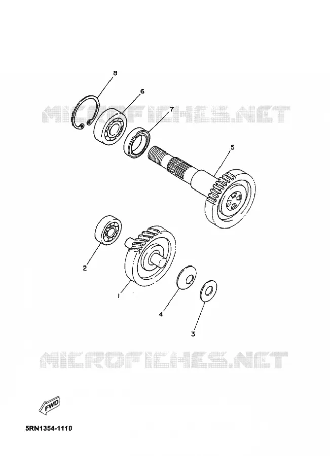 TRANSMISSION Yamaha SCOOTER 50 2011 JOG R  CS50 JOG R