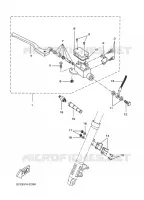 MAITRE CYLINDRE DE FREIN AVANT pour Yamaha DT50RSM X-LIMIT S.M de 2011