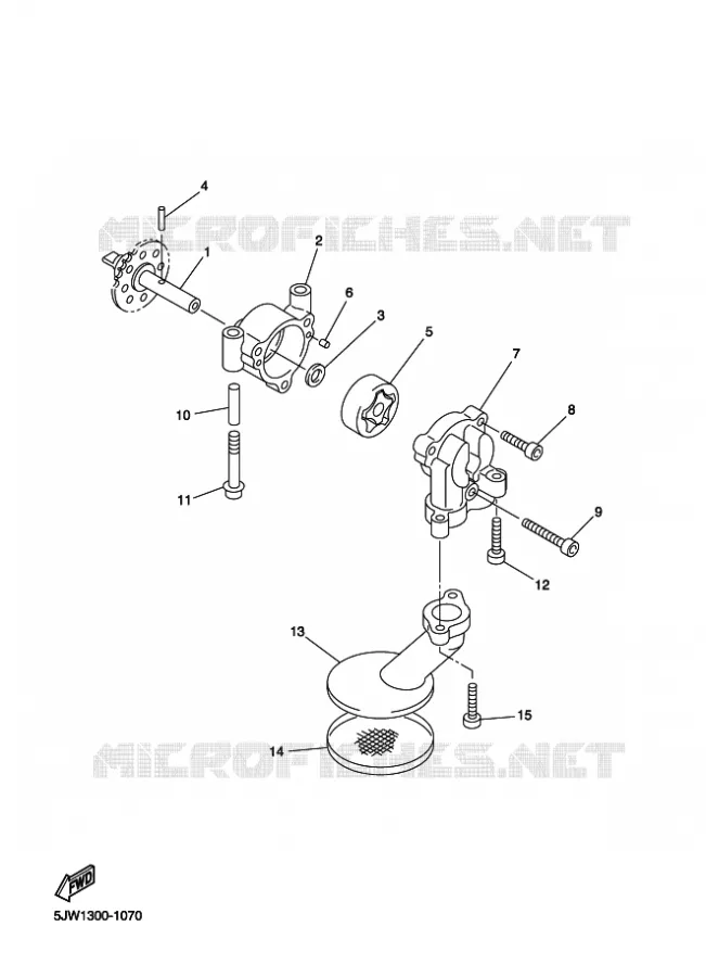 POMPE A HUILE Yamaha MOTO 1300 2011 FJR AS ABS  FJR1300AS