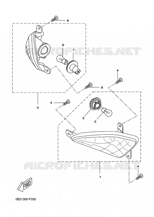 CLIGNOTANT Yamaha SCOOTER 250 2011 XCITY  VP250 XCITY