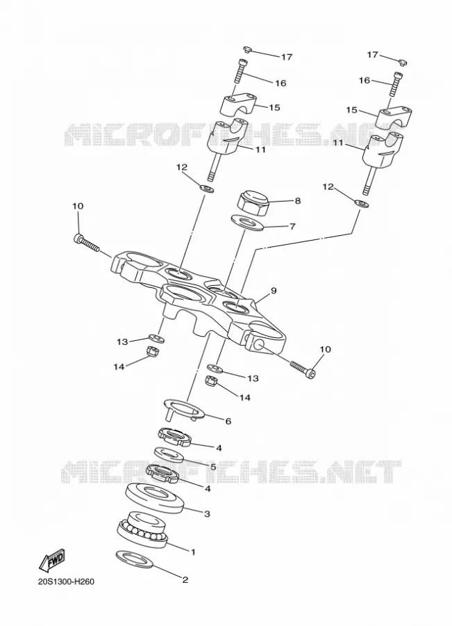 DIRECTION Yamaha MOTO 600 2011 XJ6  XJ6N