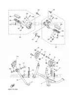 SUPPORT / REPOSE PIEDS pour Yamaha XP500A de 2011