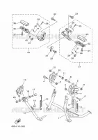 SUPPORT / REPOSE PIEDS pour Yamaha XP500A de 2011